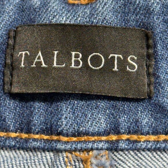 Talbots Women's Everyday Relaxed Stretch High Rise Blue Denim Jeans Size 14P - Picture 5 of 11